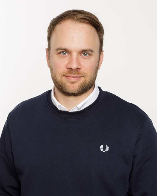 Portrait of Mathias Fallak, co-founder of Close leading partnerships and public-sector work.